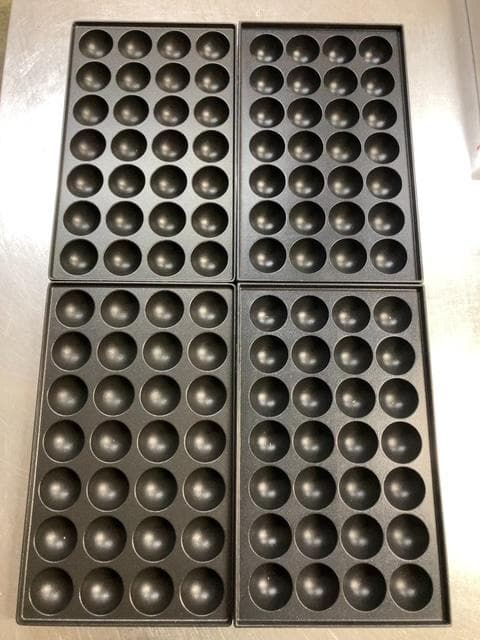 軽量たこ焼きプレート　28穴6枚セット(内4枚新品)　閉店の為出品します