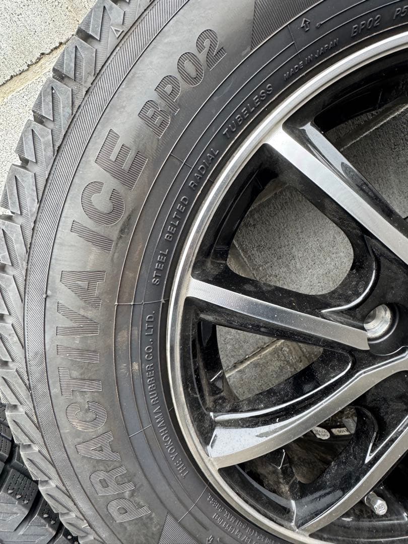 PRACTIVA ICE BP02 スタッドレスタイヤ 13インチ　2024年製