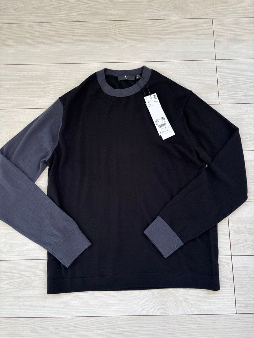 未使用品J ユニクロ ジルサンダー カシミヤ クルーネックセーター UNIQLO