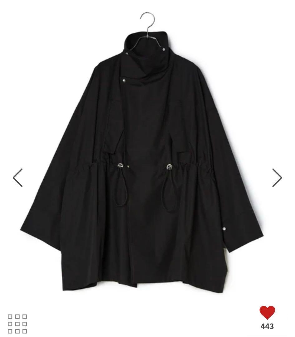 ADAM ET ROPE' FEMME スタンドカラーハーフモッズコート