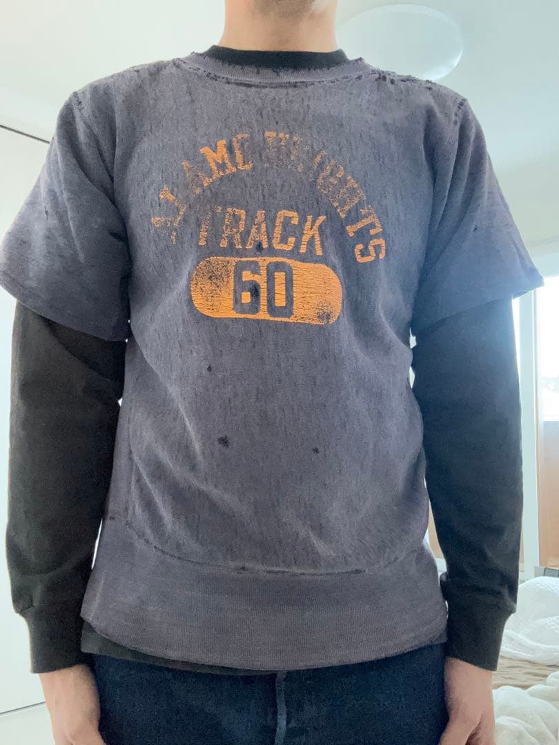 C*5様 チャンピオン　リバースウィーブ タタキタグ　たたきタグ　叩き　単タグ