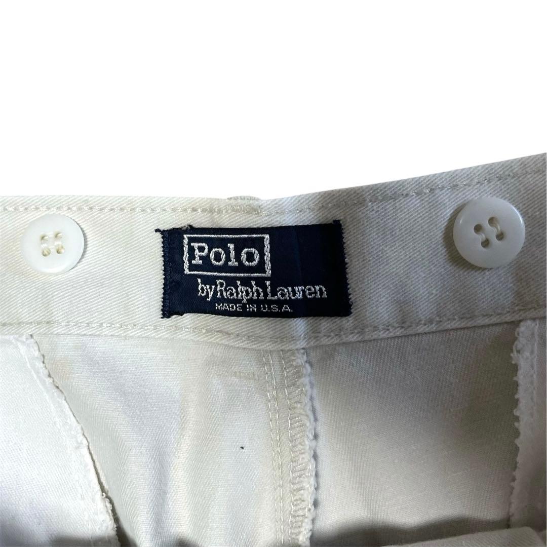 USA製 古着 90's ラルフローレン ツータック チノパン ポロチノ