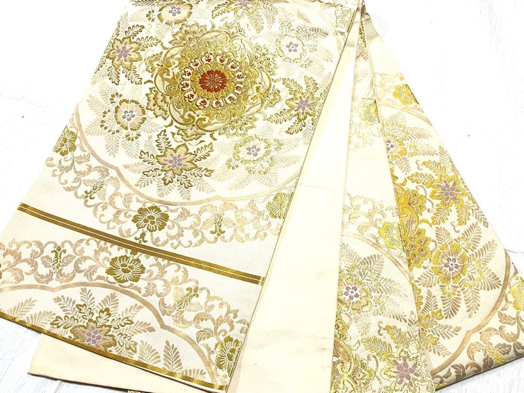 逸品♡ 西陣織　豪華♡金糸　礼装用　正絹　袋帯