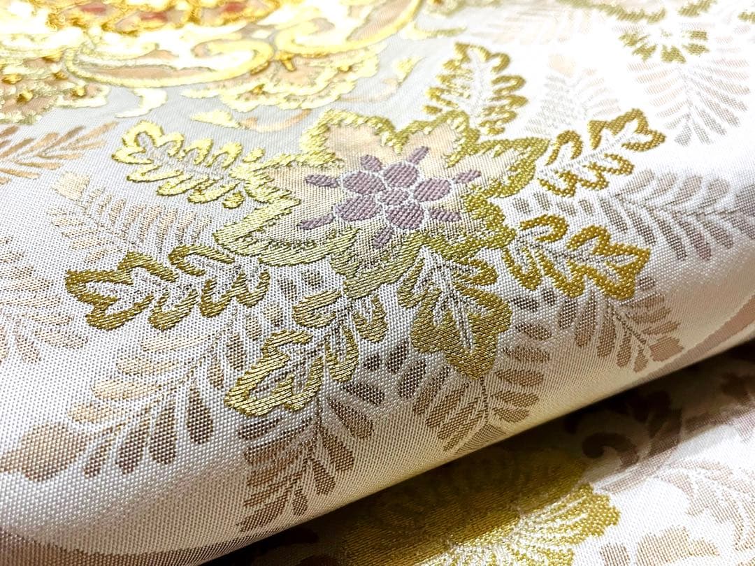 逸品♡ 西陣織　豪華♡金糸　礼装用　正絹　袋帯