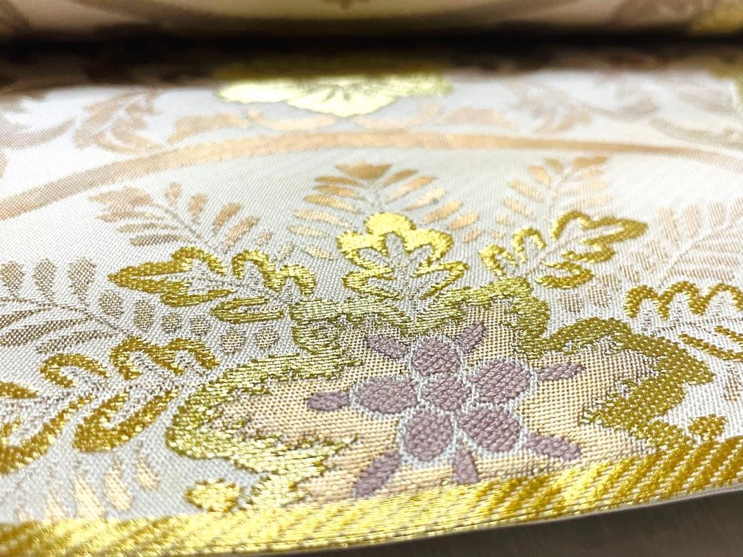 逸品♡ 西陣織　豪華♡金糸　礼装用　正絹　袋帯