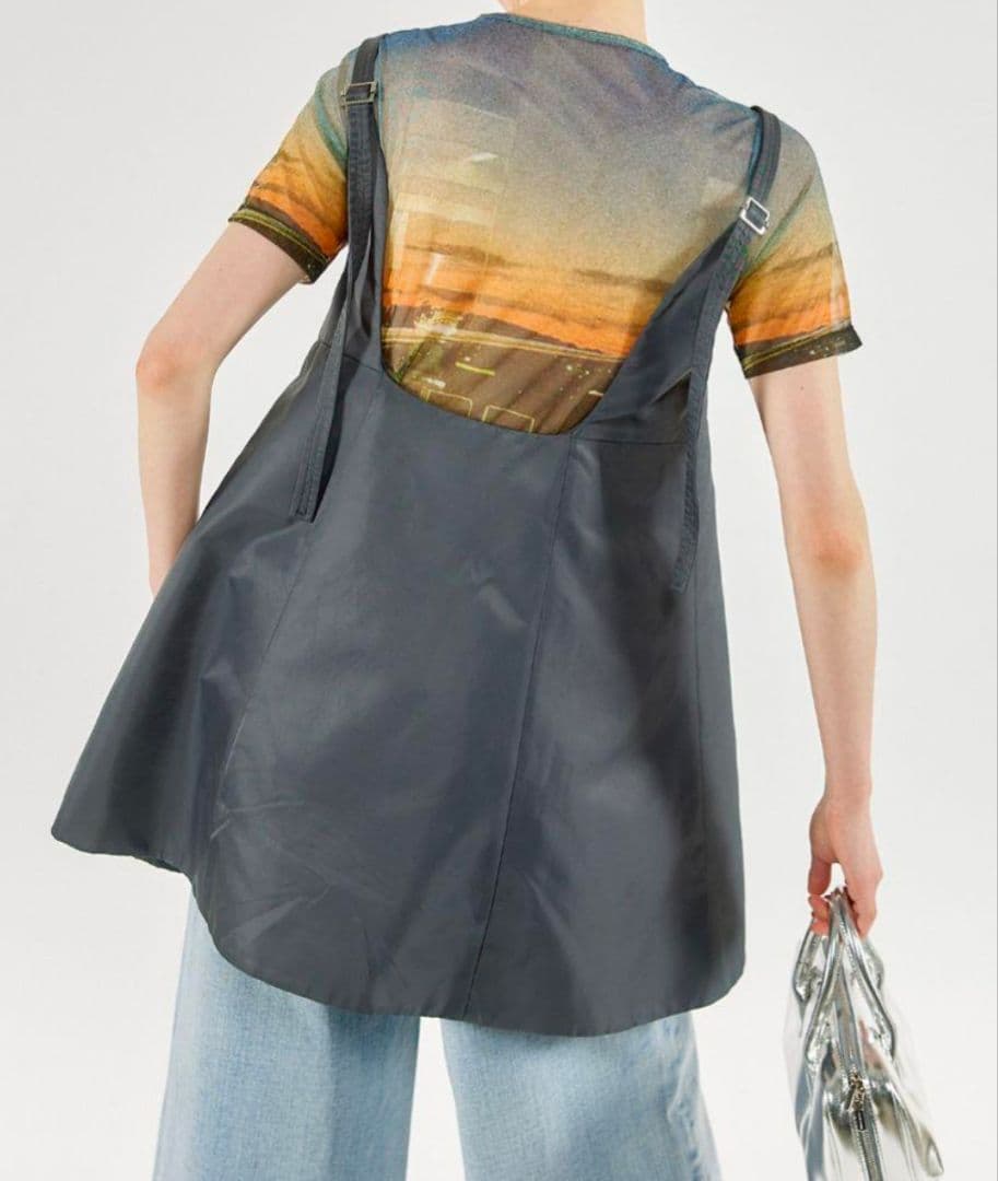 新品♥MAISON SPECIAL　Aラインミニチュニック　グレー