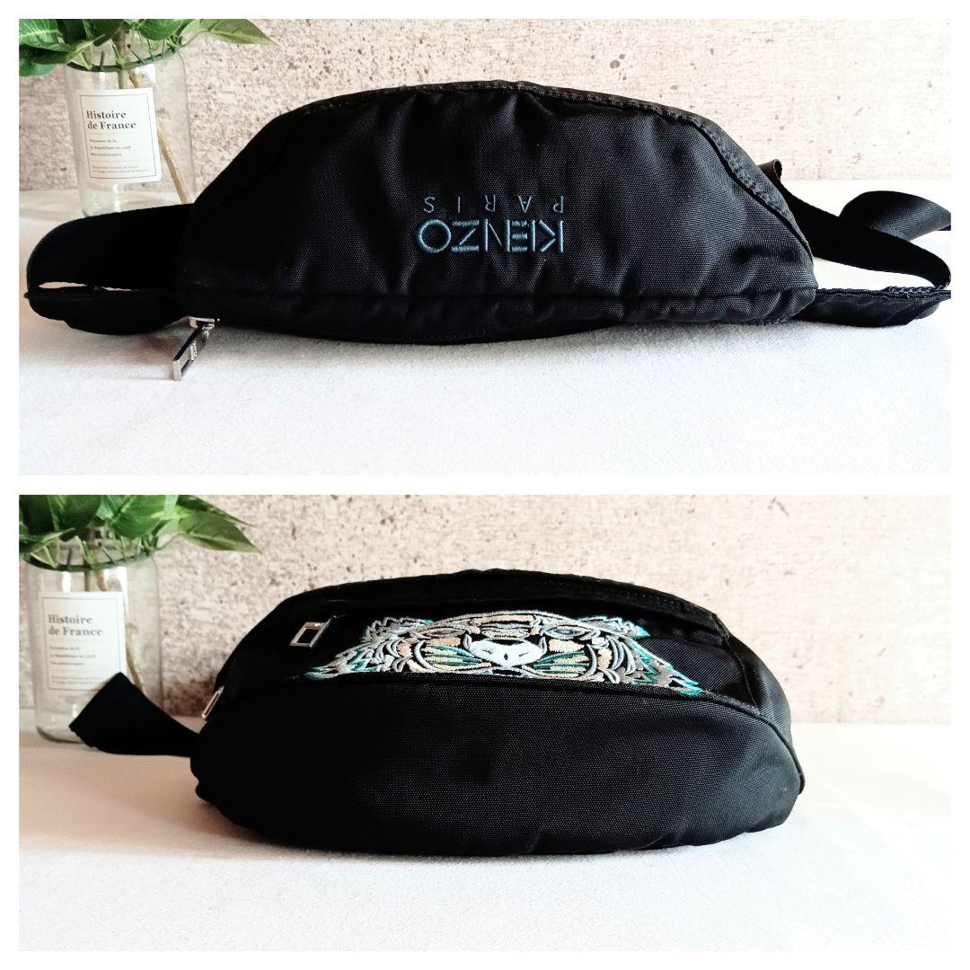 美品 ケンゾー 虎 タイガー 刺繍 ボディバッグ ポシェット レディース メンズ