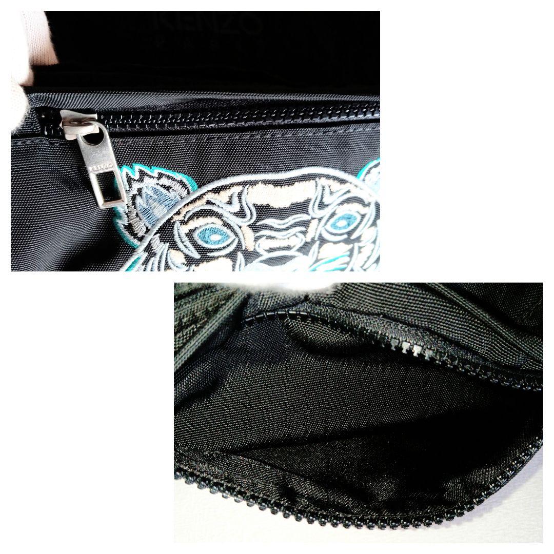 美品 ケンゾー 虎 タイガー 刺繍 ボディバッグ ポシェット レディース メンズ