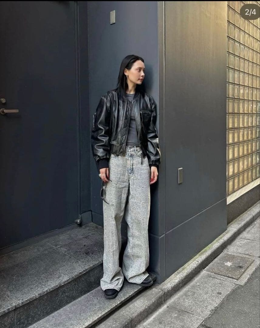Acne Studios 1981M モノグラム ルーズフィット デニム