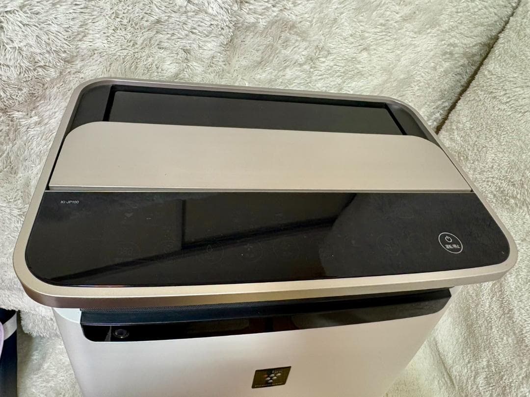 【美品】【説明書付き】SHARP 空気清浄機 KI-JP100-W　２０２０年製