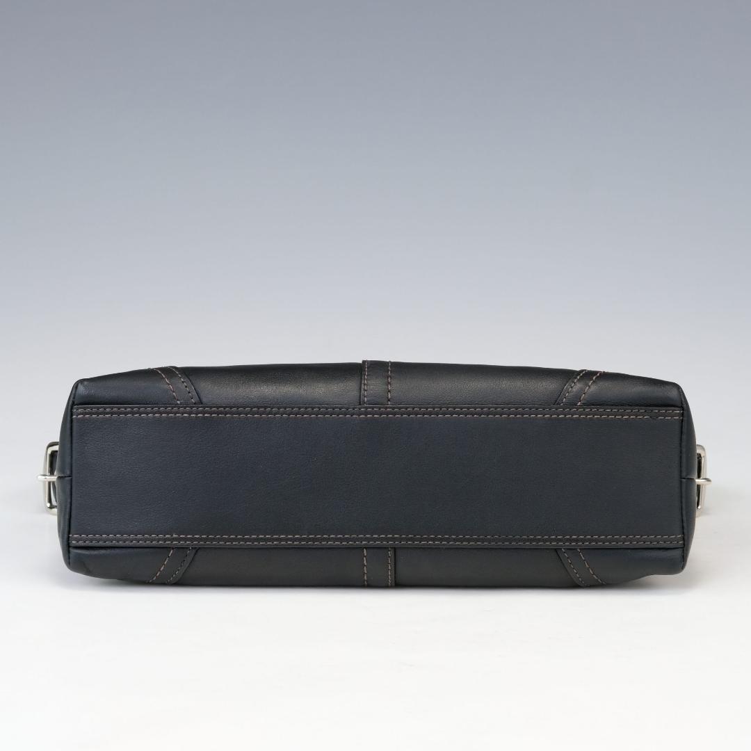 【極美品】COACH フォーマルバッグ ハンドバッグ ワンショルダー レザー 黒