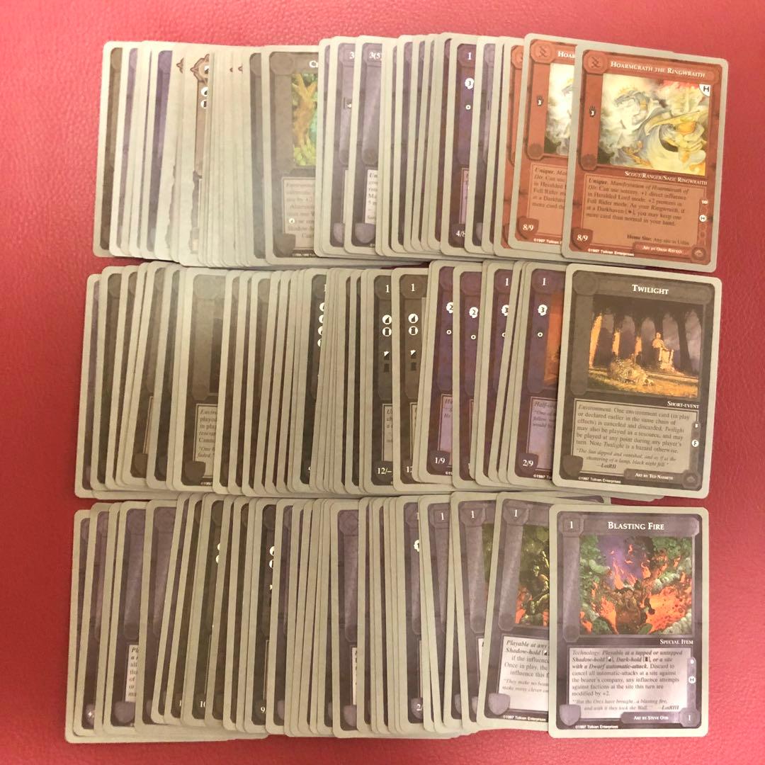 ミドルアース　カード　チャレンジデッキH ccg コンプ　指輪物語　希少