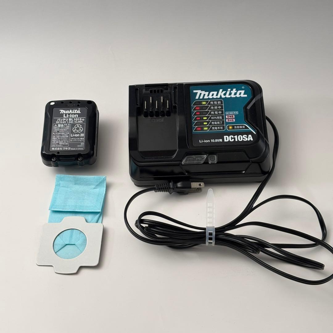 マキタ コードレス掃除機CL107FDSHW 10.8Vバッテリ及び充電器付