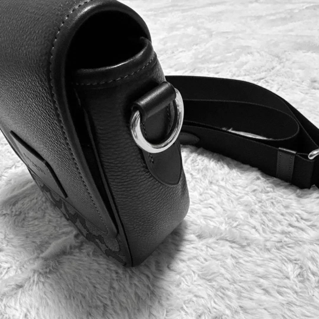 ［最終値下げ］COACH ブラック ショルダーバッグ コーチ メンズ バッグ