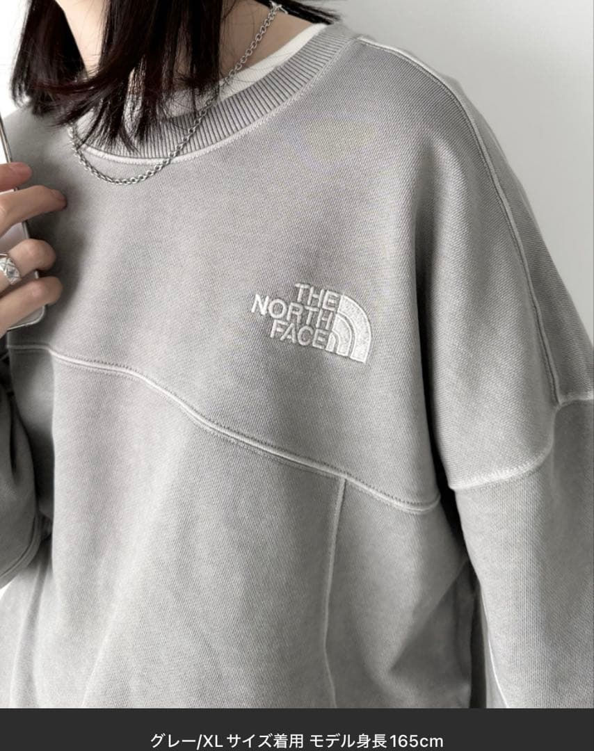 THE NORTH FACE/ヴィンテージ 加工ロゴ刺繍オーバースウェット