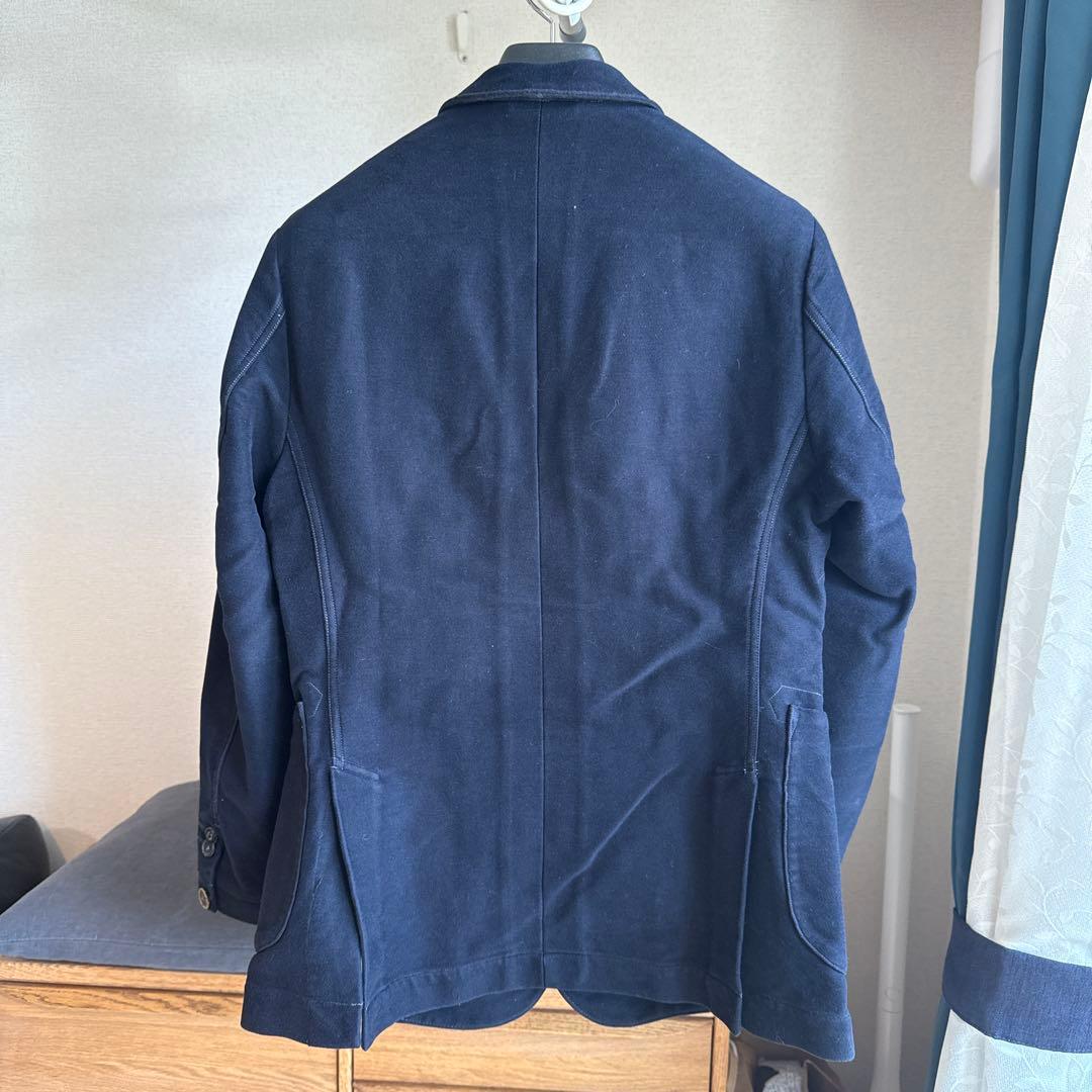 45R コットンモクロディのダブルブレストジャケット