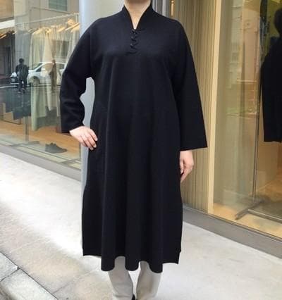 2021冬ヨーガンレール✩ラム圧縮チュニックワンピース✩美品ババグーリ