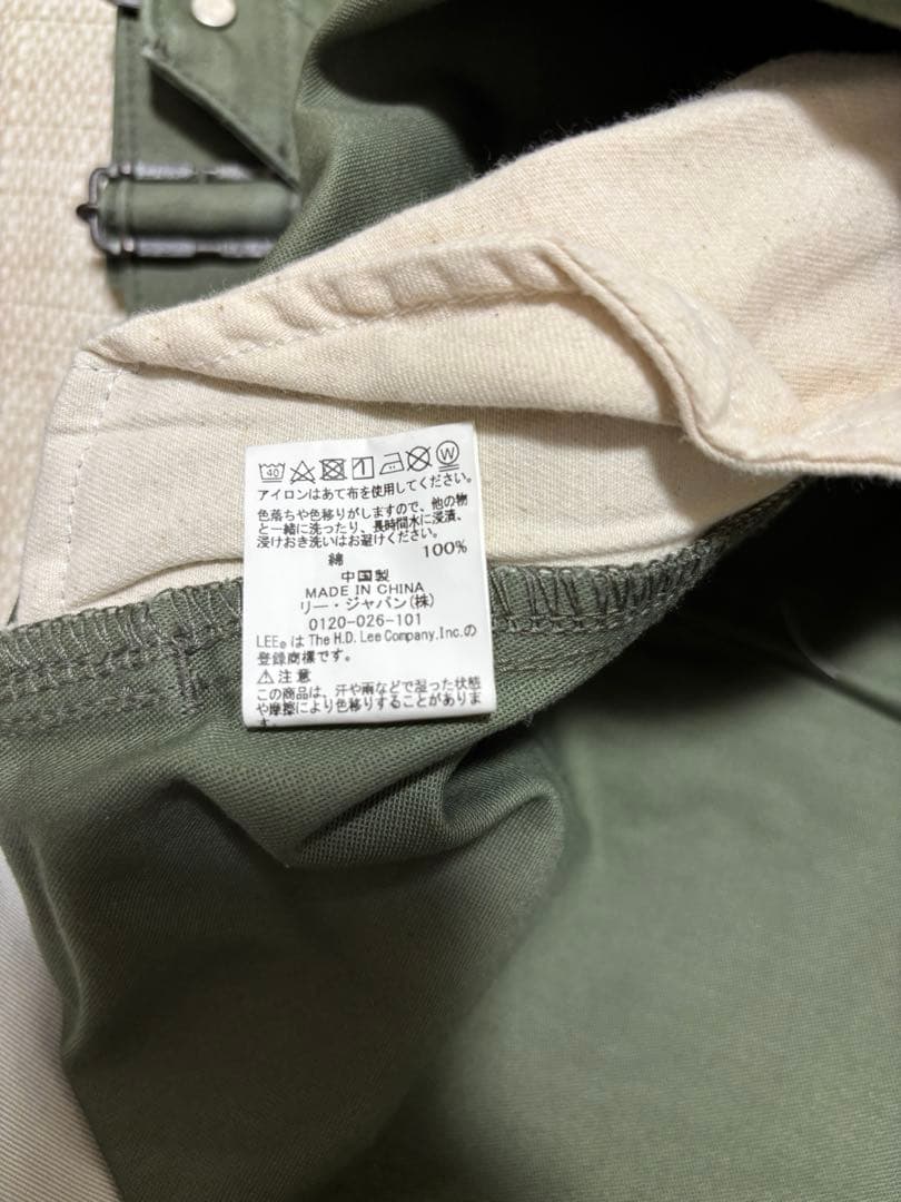 Lee×GRAMICCI オーバーオール オリーブグリーン