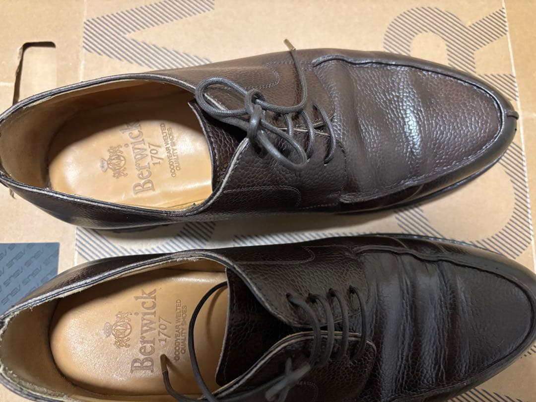 レ*オ様 Berwick Uチップ 26.5cm UK8.0 ヴィブラム ソール