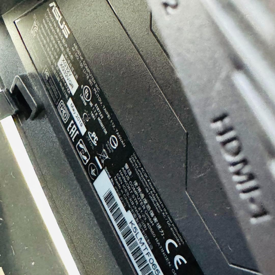 【美品】ASUS ゲーミングモニター　湾曲 XG32VQR 31.5インチ