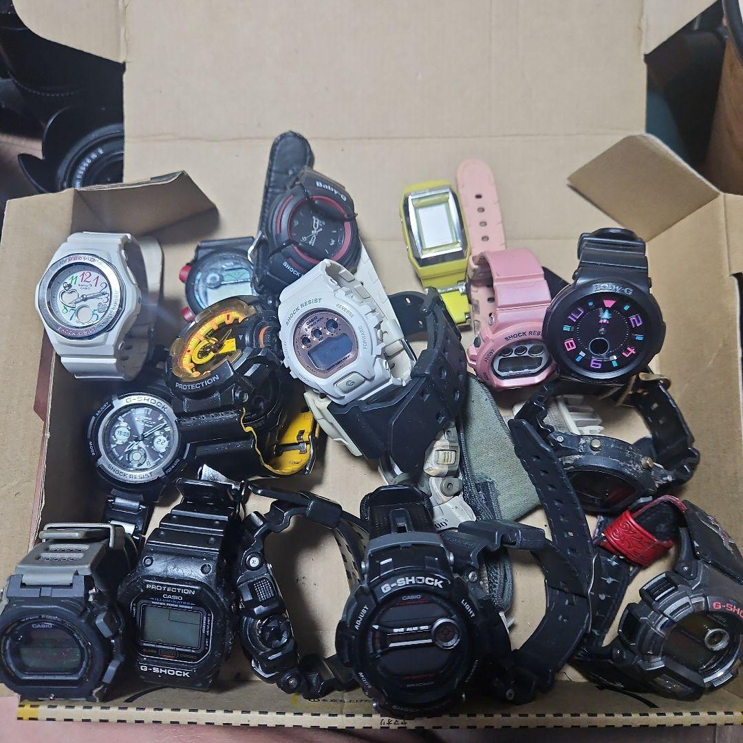 G-SHOCK、Baby-G まとめ売りジャンク品