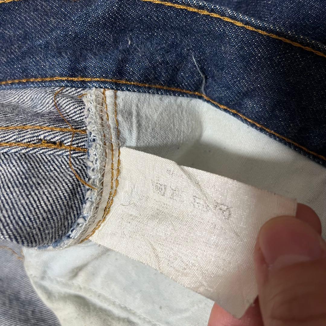 なつみ 濃紺 極美品 501 赤耳　524刻印 w34