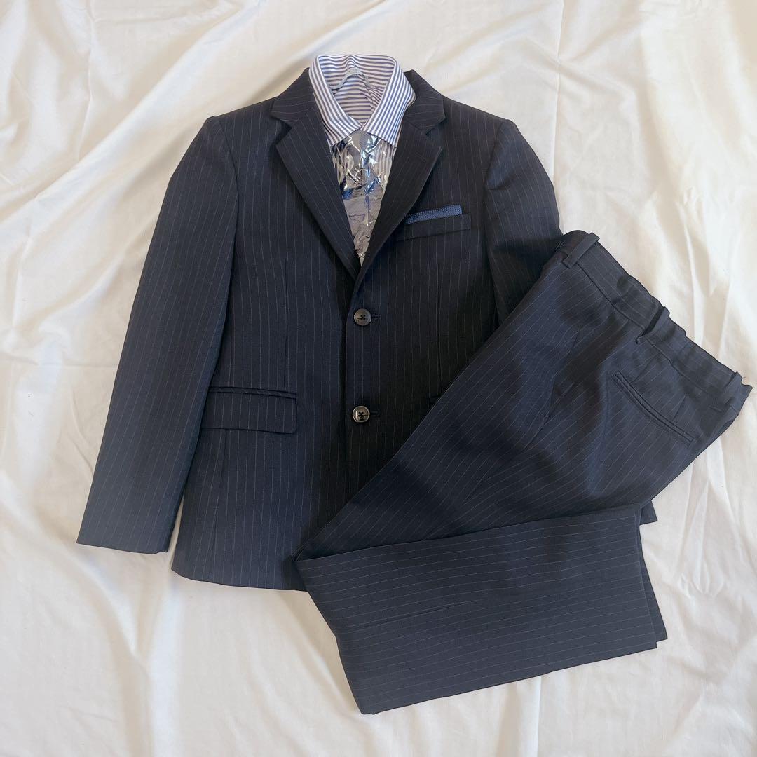 未使用❗️ 140 ショパン CHOPIN 男の子　フォーマル　男の子　黒　セット