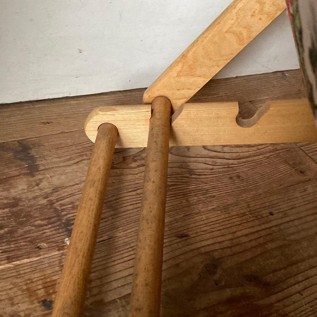 ヴィンテージ レトロ 折り畳みみ イージーチェア ラウンジ 花柄