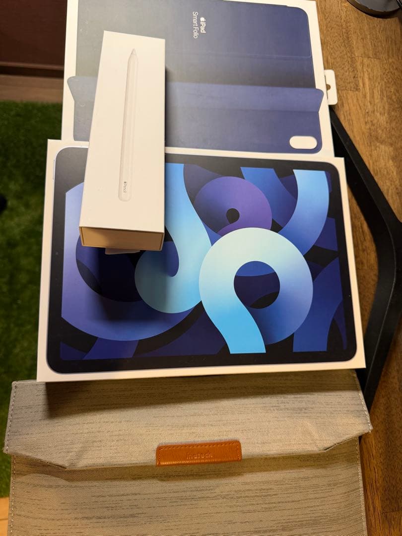 iPad Airオールセット (第4世代) 、pencil、Sフォリオ、ケース付