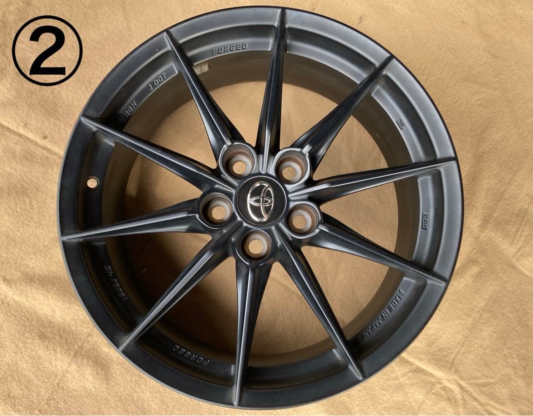 GRヤリス 1stエディション 純正ホイール 鍛造マットブラック　純正ナット付き