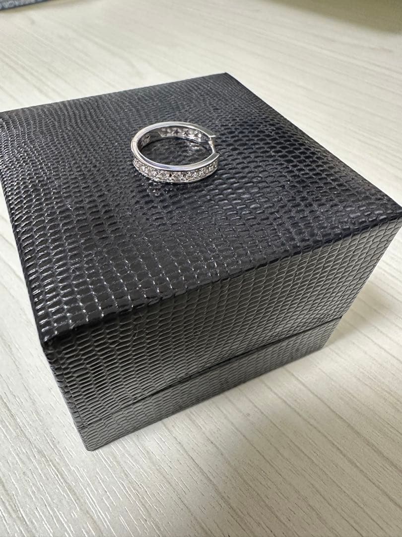 R*M様 【SJX】ダイヤモンド　フープピアス （保証書＋専用箱付き）