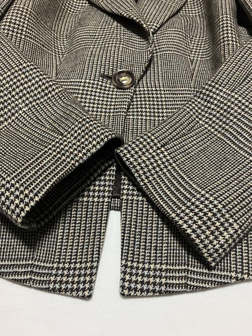 美品　ジョルジオ アルマーニ　ジャケット　グレンチェック柄　総柄　40