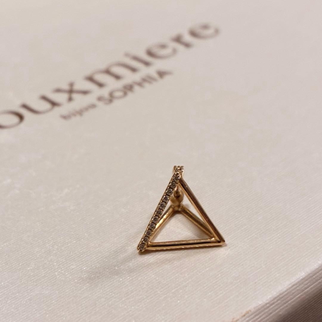 アクセサリー shihara Diamond Triangle Pierce 10 (01)