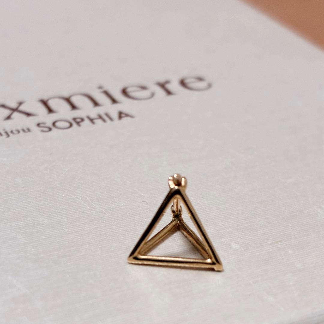 アクセサリー shihara Diamond Triangle Pierce 10 (01)