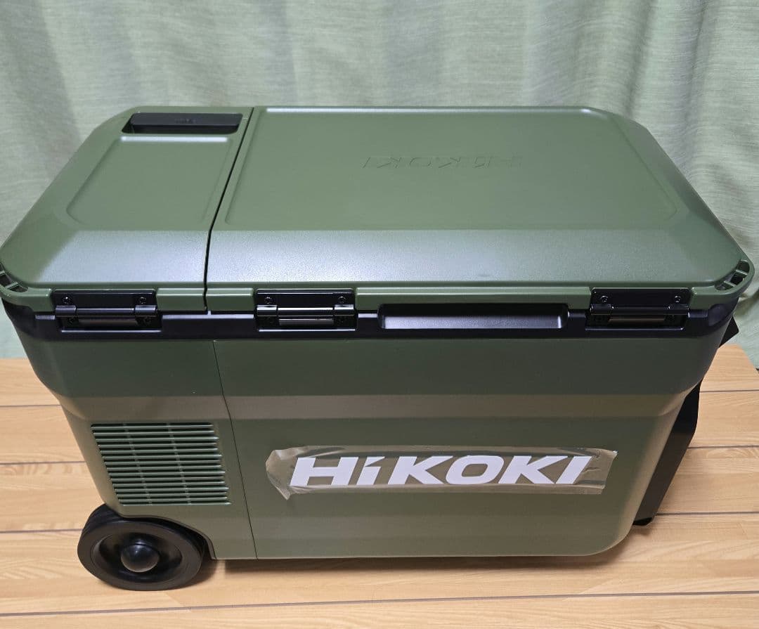 ハイコーキ冷温庫フォレストグリーン25L 蓄電池BSL36B18X4.0Ah付