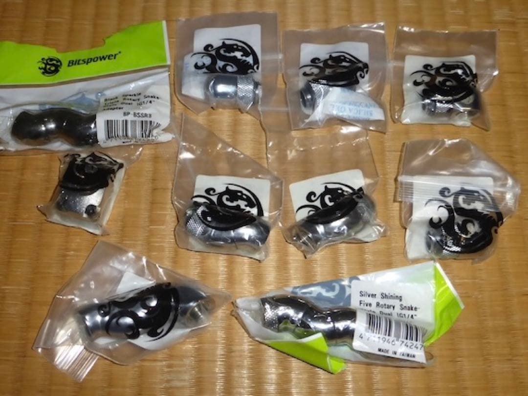 フィッティング 多数 水冷PCパーツ  Bitspower、Enzotech