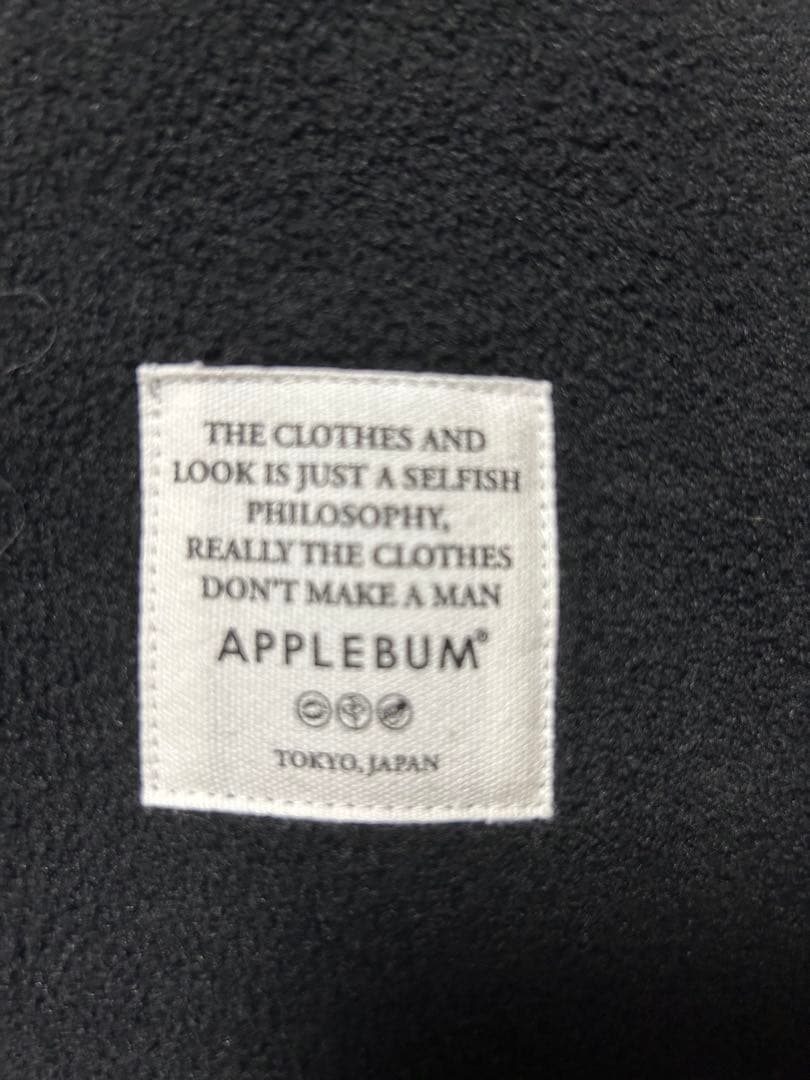 APPLEBUM フリースベスト 黒