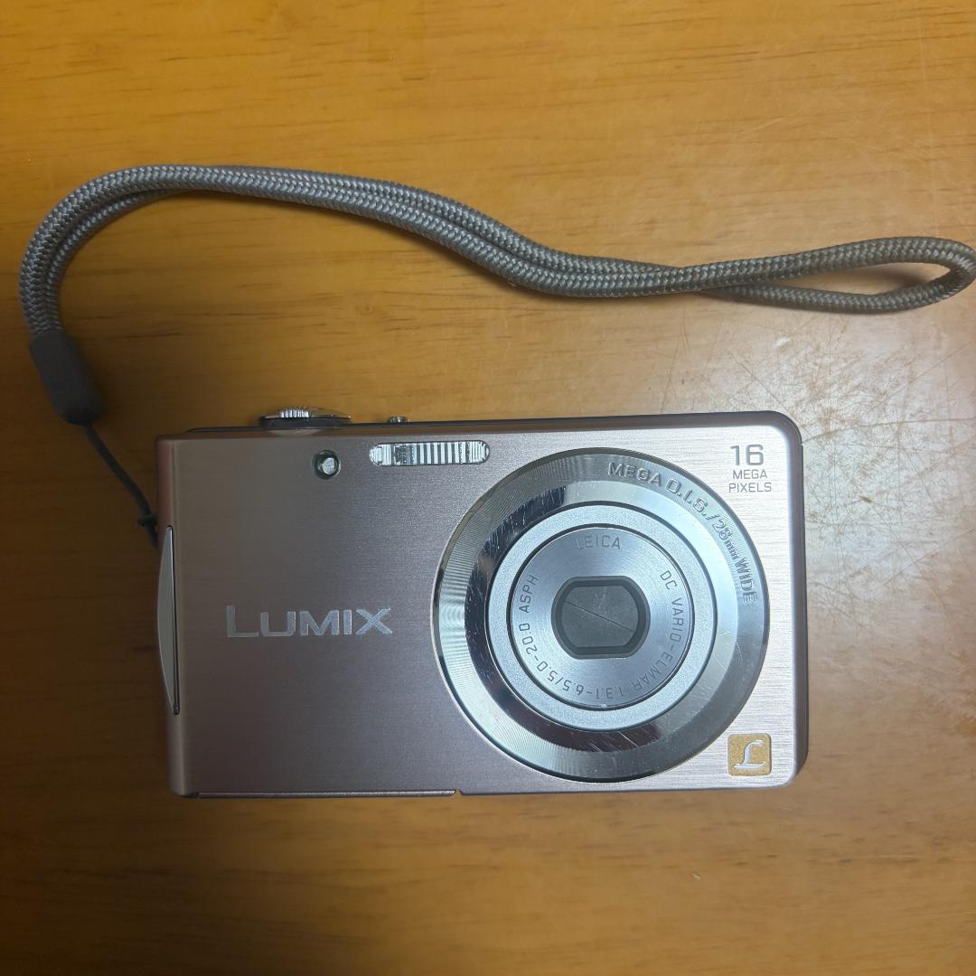 【動作OK】パナソニック LUMIX FH5 ピンクゴールド｜オールドデジカメ