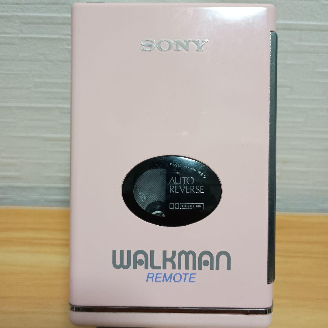 【完全ジャンク品】SONYソニーカセットウォークマンSONY WM-109ピンク