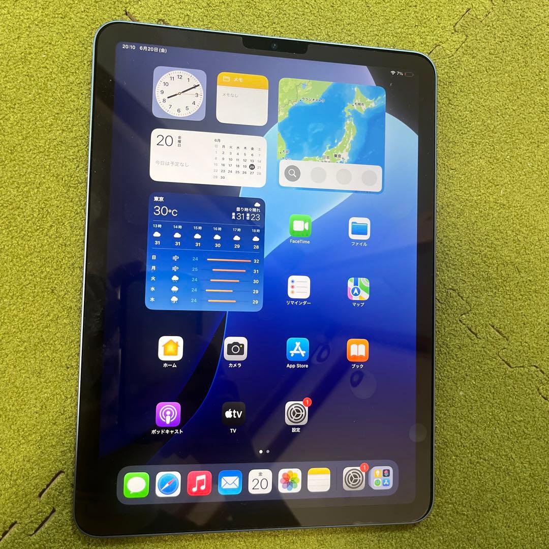 超美品！保護フィルム付iPad Air5 （5世代）64Gバッテリー93%