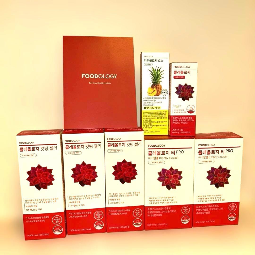 値引き済【新品未使用】FOODOLOGY Coleology 4種合計7点まとめ