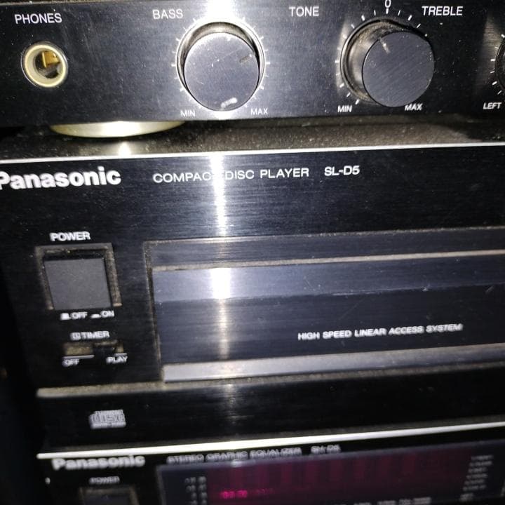 レア パナソニック CD、ラジオ、アンプ、カセットデッキ