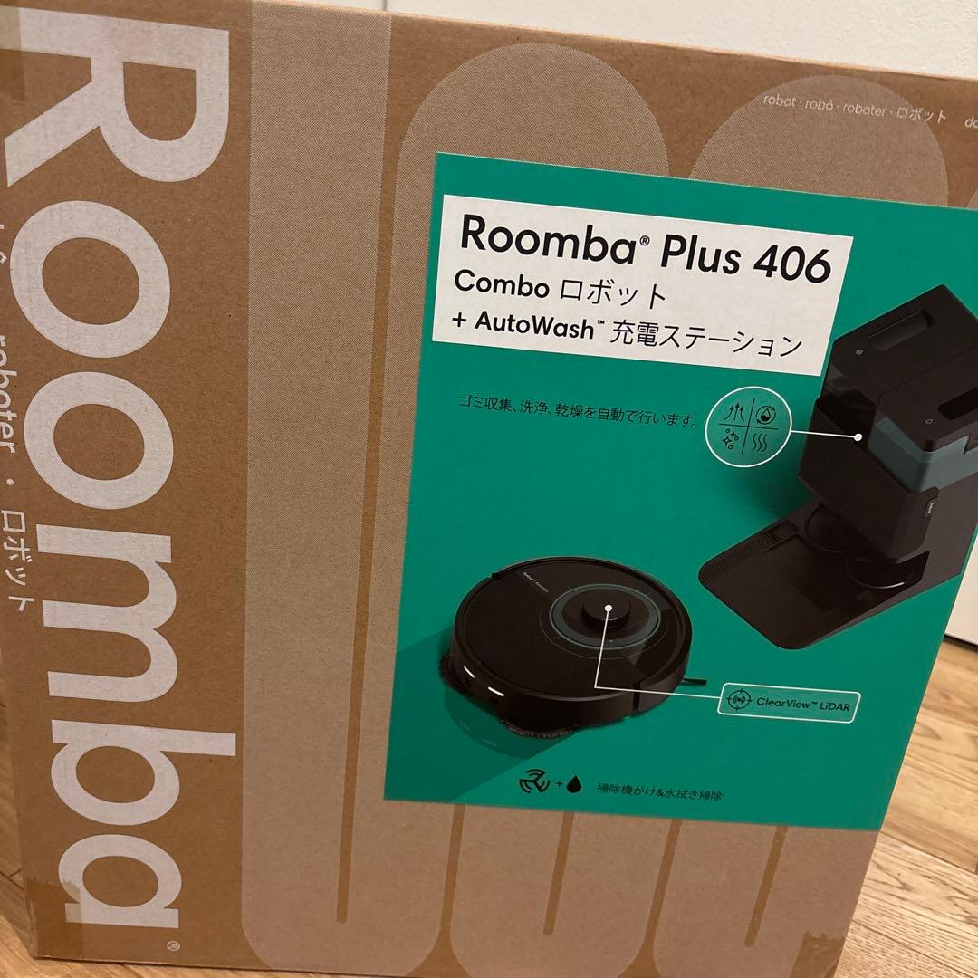 値下げルンバPlus 406 Comboロボット + AutoWash