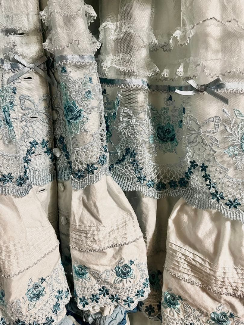 は*ぐ様 定価16万新品未着用　ロココレース使いワンピース　ピンクハウス