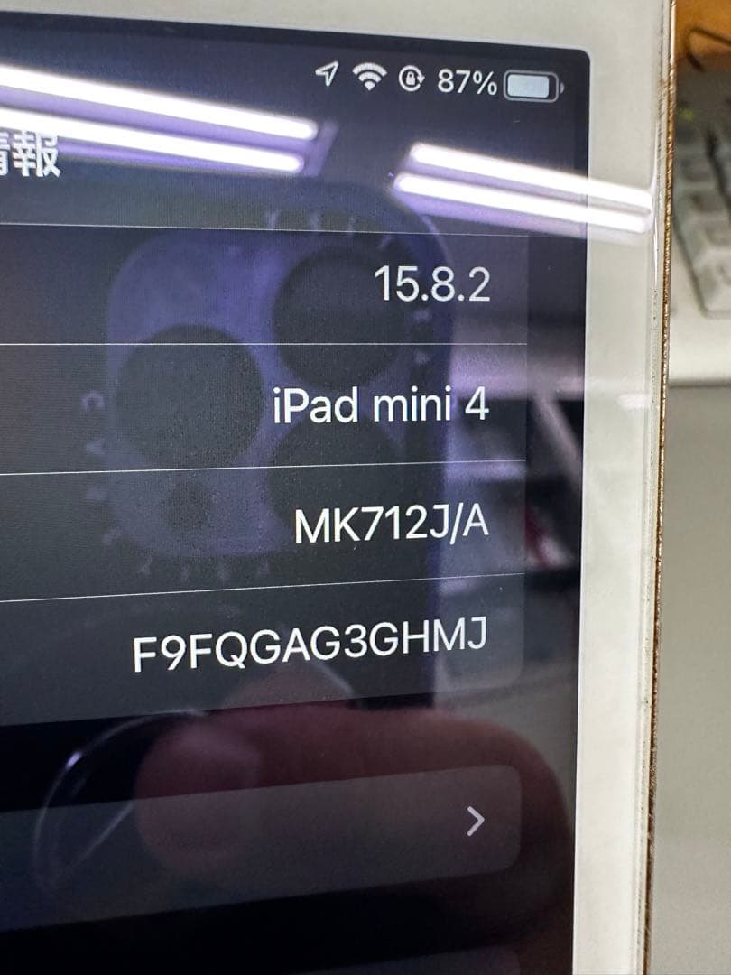 iPad mini4 Wi-Fi + Cellular ゴールド　Apple