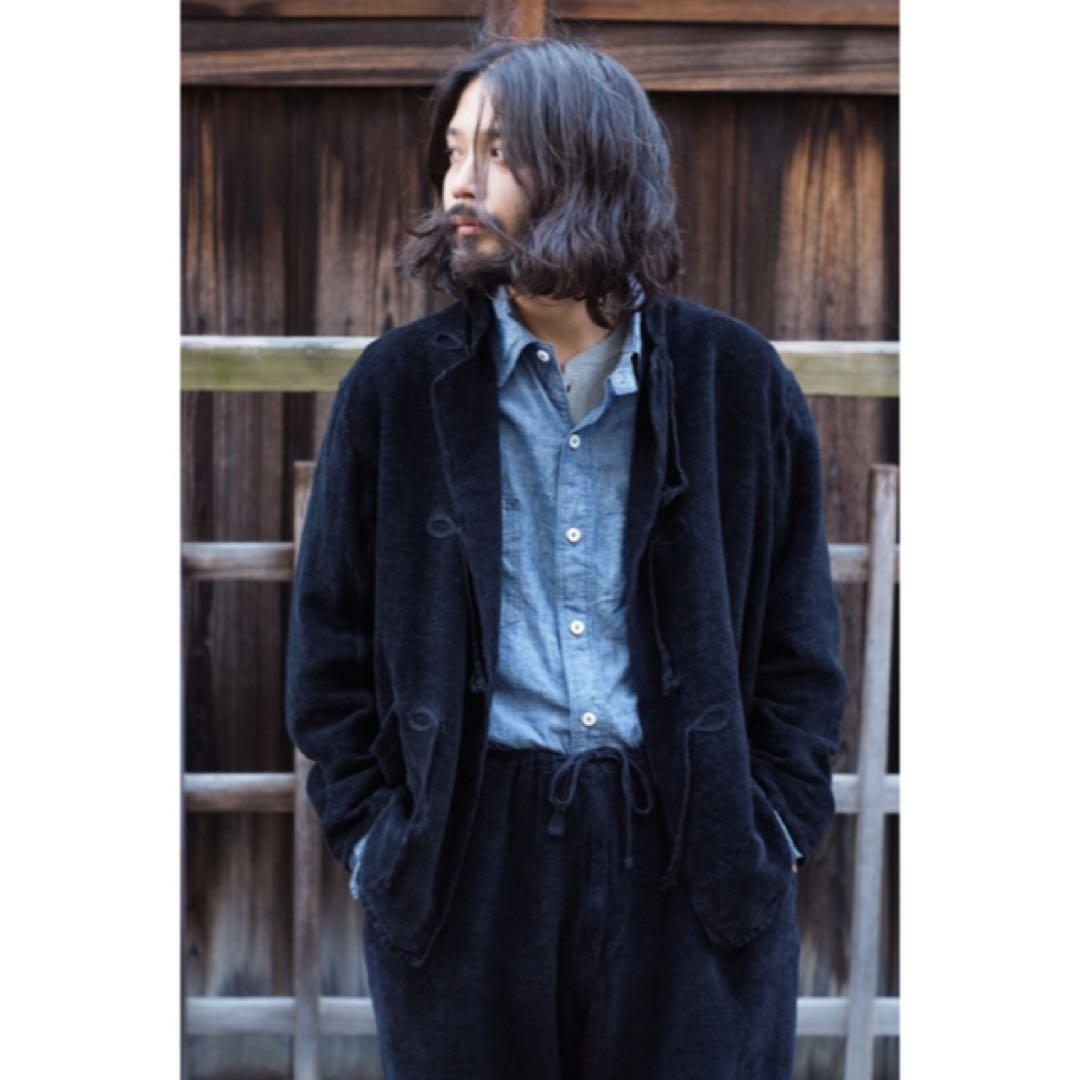 【希少品】comoli リネンモール スタンドカラージャケット サイズ 1