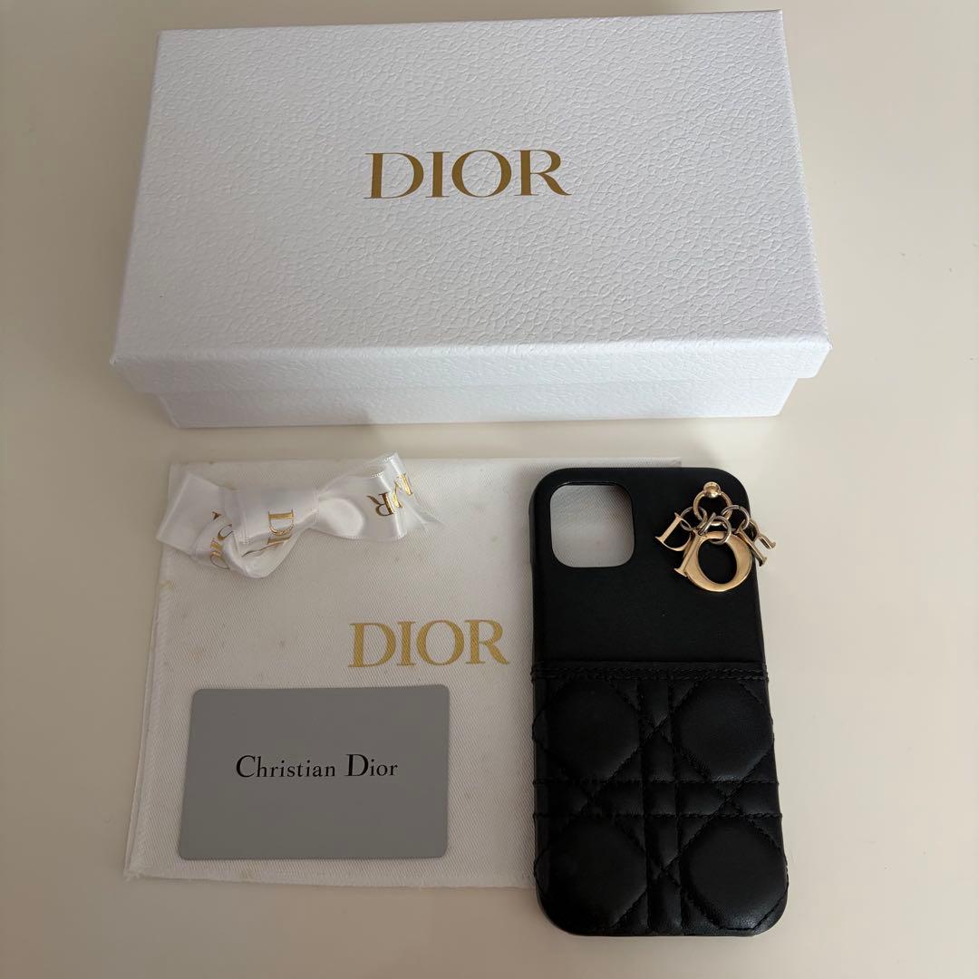 Diorレディーディオール　iPhone12.12proケース 付属品付き　美品
