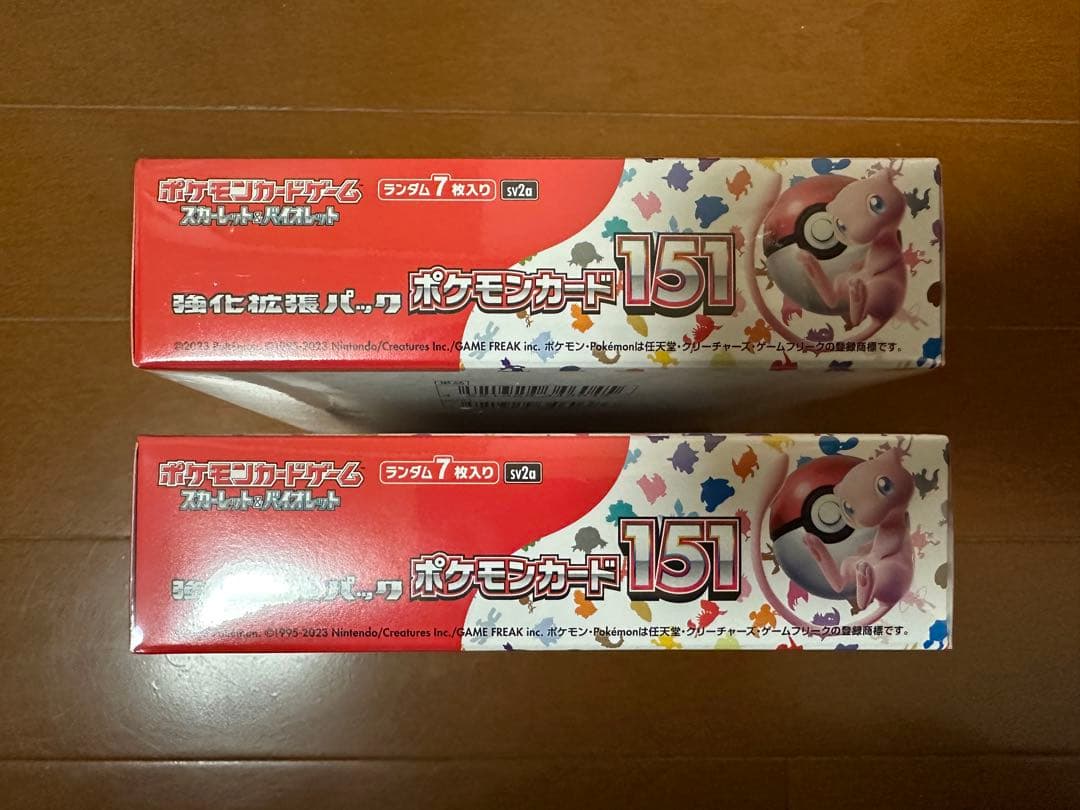 ポケモンボックス　151 シュリンク付　2ボックス