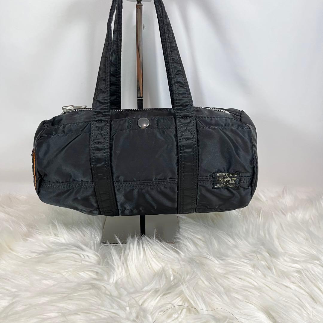 [美品] porter タンカー ダッフルバッグ　ミニボストン　S　ブラック