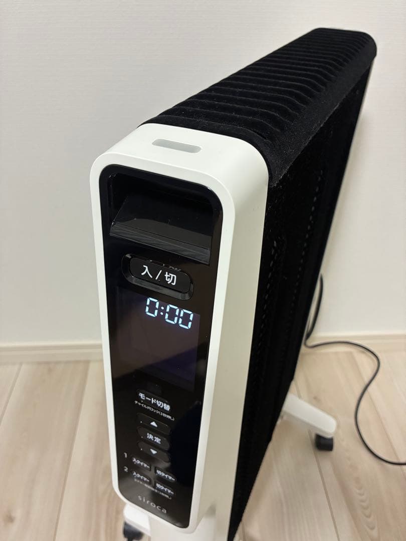 siroca スタンド式電気ヒーター ホワイト